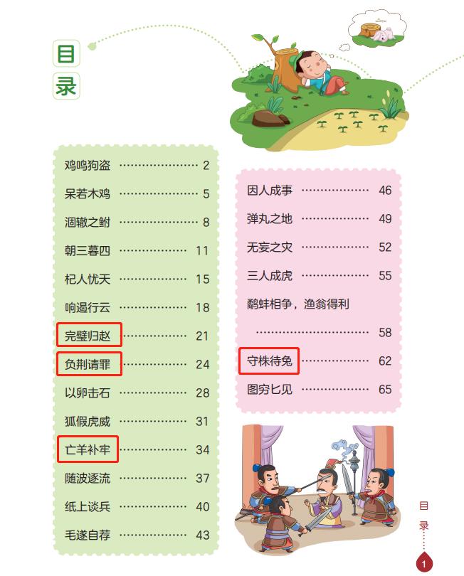 藏在成语里的故事,小学生必考100个历史成语故事