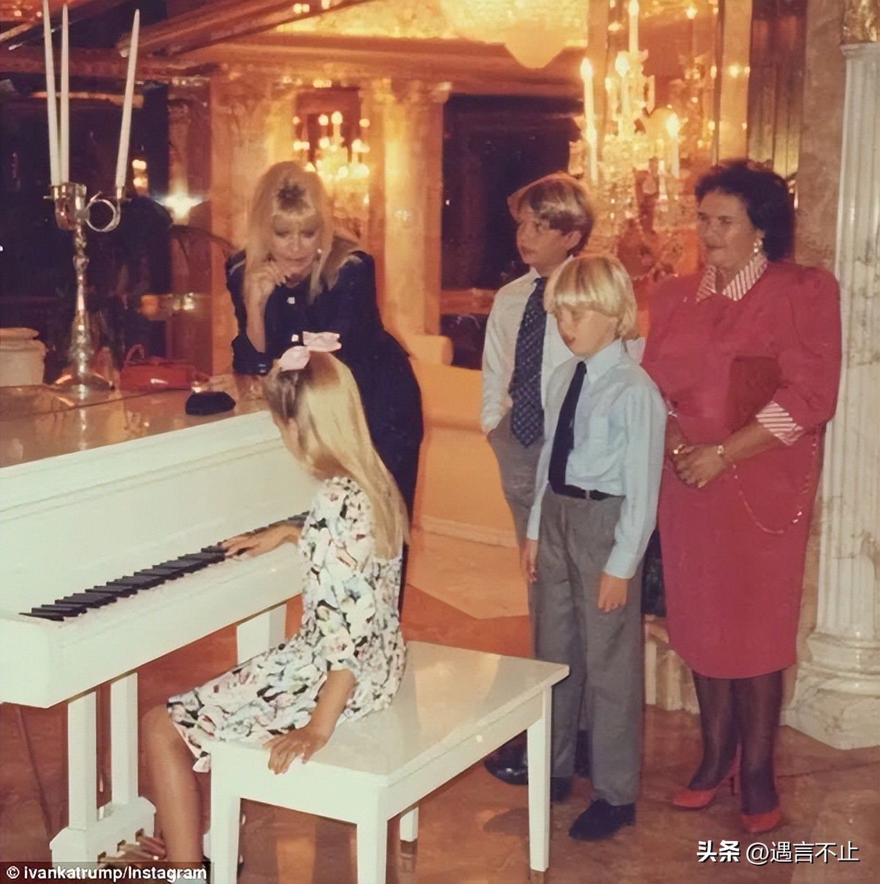 四岁用中文唱儿歌的女孩长大了，为她我希望川普再当选