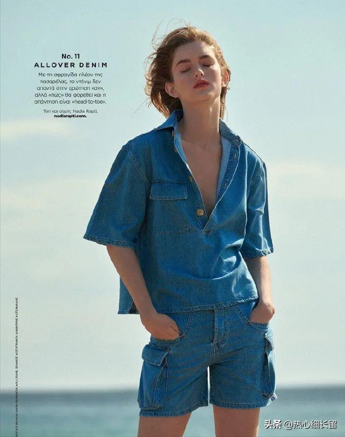 短袖衬衫的基础穿法越简单越时髦,短袖中长款衬衣穿搭技巧