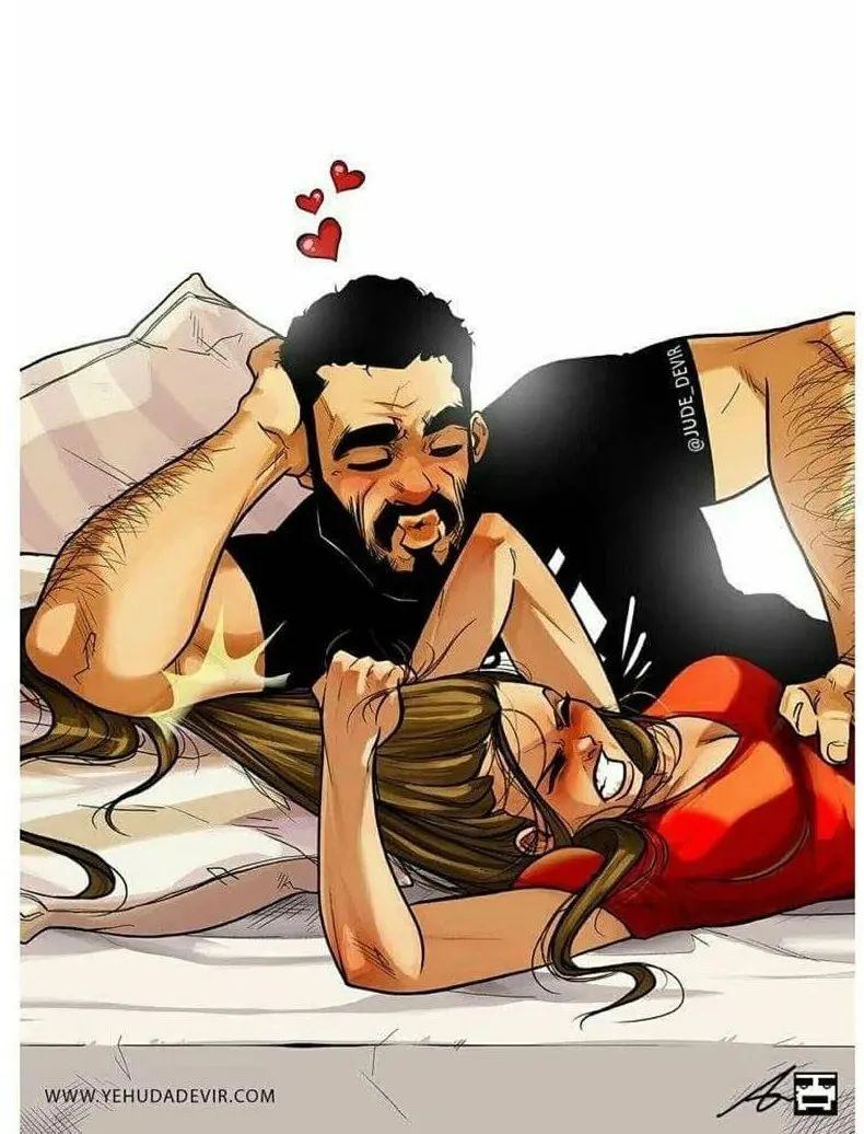 硬汉婚后画与“娇妻”鬼畜日常，被570万人在线围观，太甜腻了