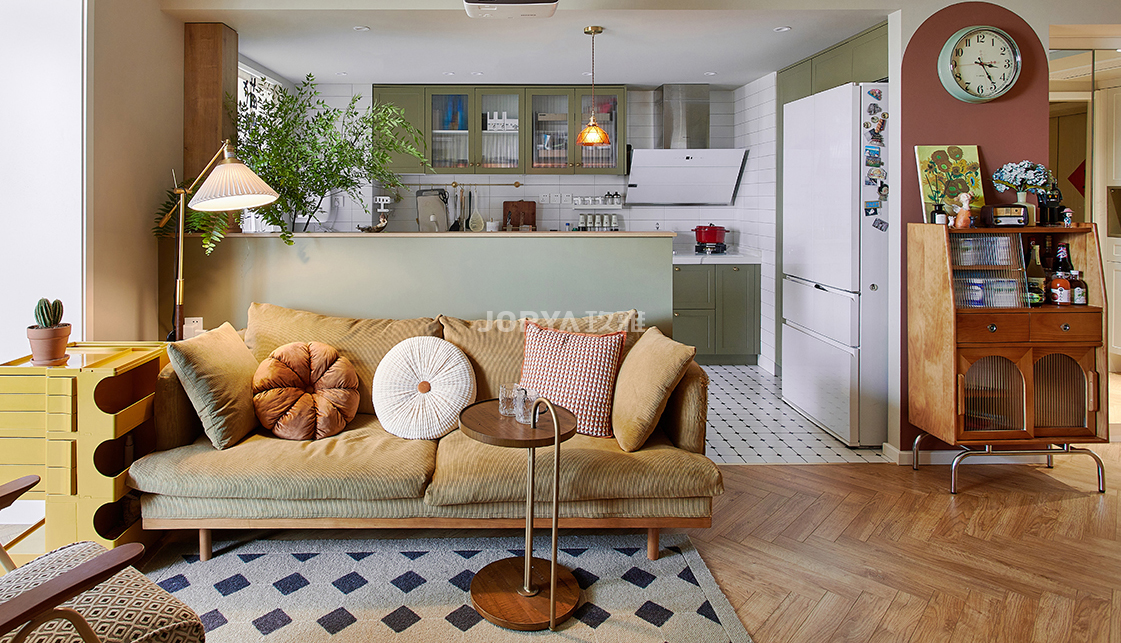 两居室小户型法式复古,小户型房子复古风