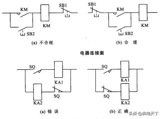 高压带电显示器电气原理接线图,电气接线图同一元件的各部分