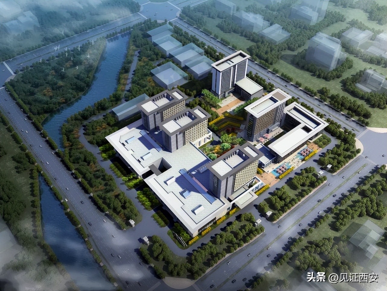 西安开诊的医院最新消息,西安又一大型三甲医院开业