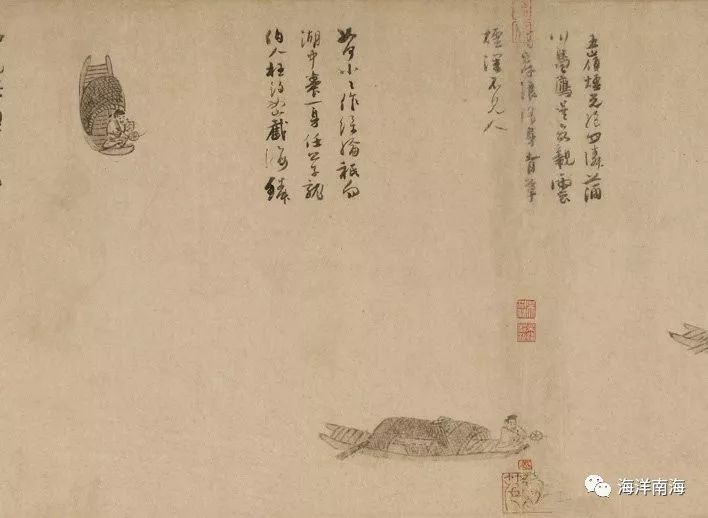 中国古代名画垂钓,古代名画垂钓