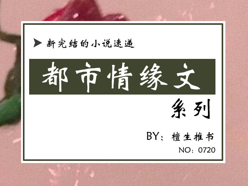 五本甜文小说,五本暗恋的甜文