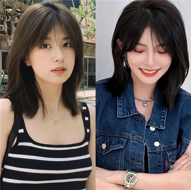 齐肩温婉减龄锁骨发,直发齐肩锁骨发女2020流行发型