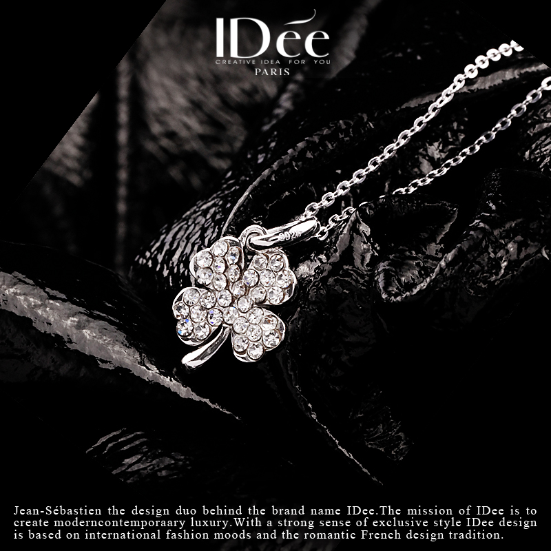 经典四叶草幸运草项链,四叶草得物绝美项链