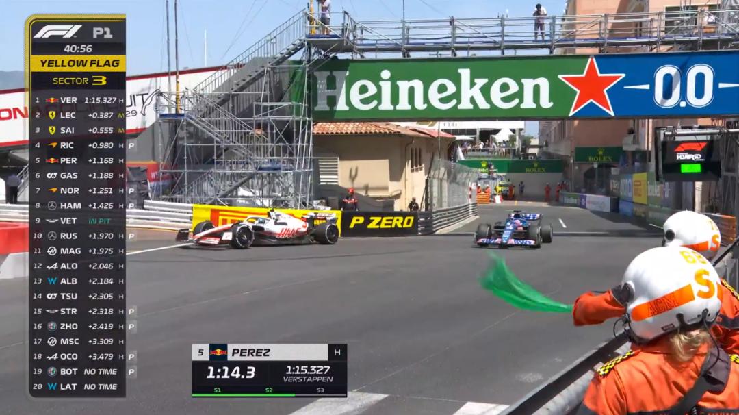 赛车f12018摩纳哥大奖赛练习赛,2023f1摩纳哥站第一次练习赛回放