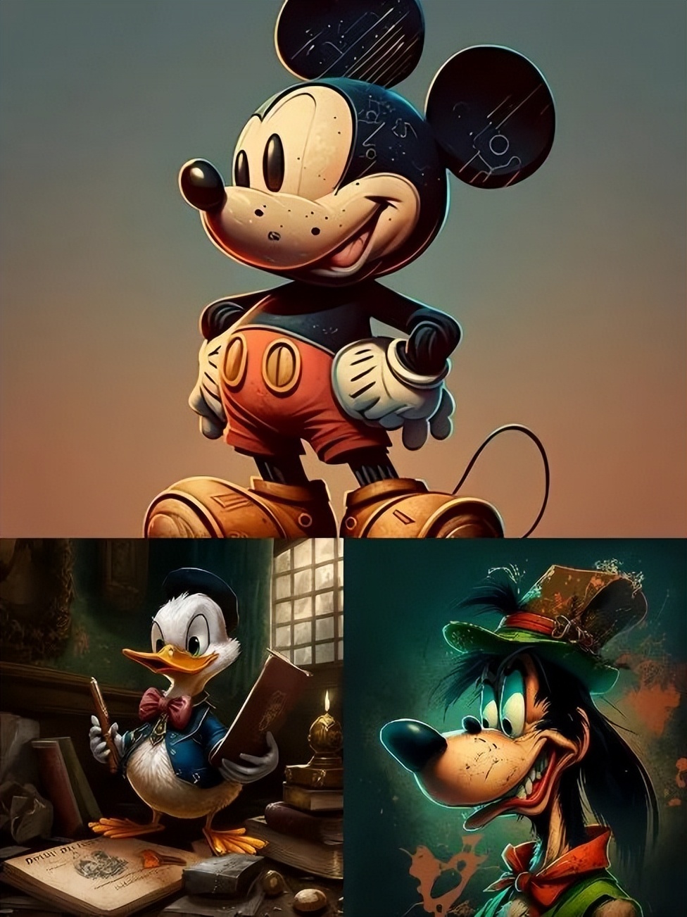 ai鼠绘画教程,ai钢笔工具米老鼠