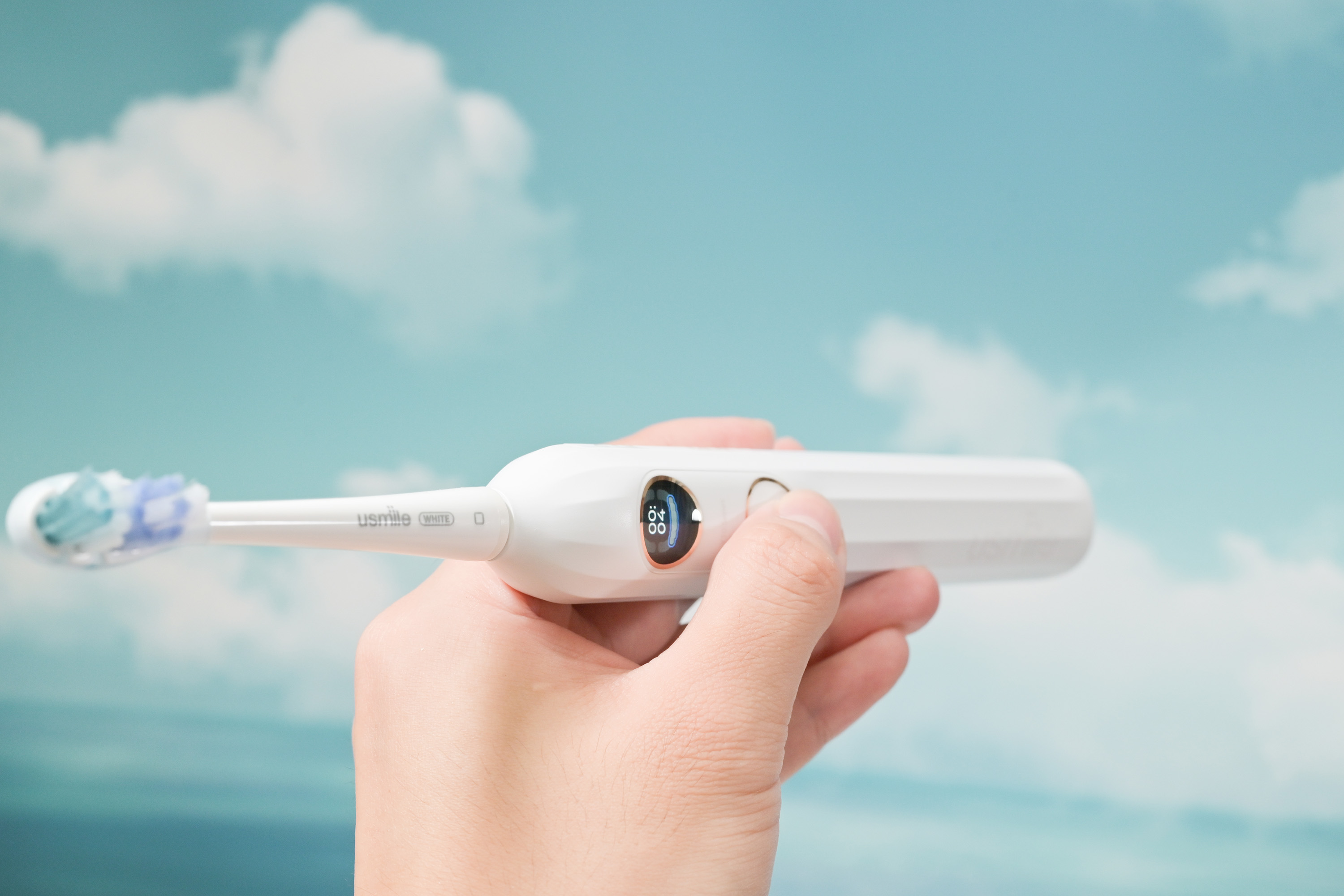 笑容加usmile电动牙刷实测,usmile声波电动牙刷全面清洁提醒