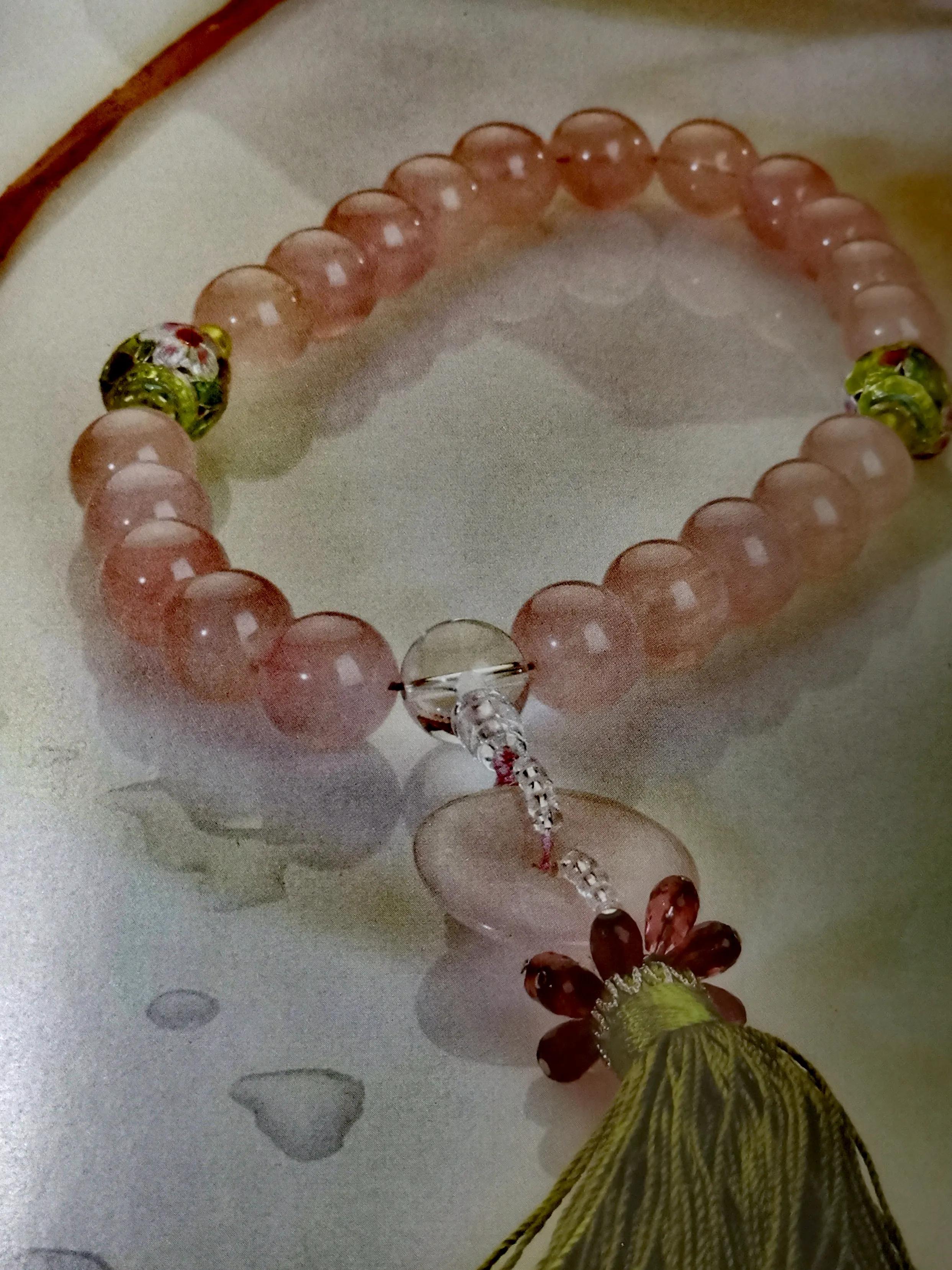 粉水晶手串价格,粉水晶手串真假