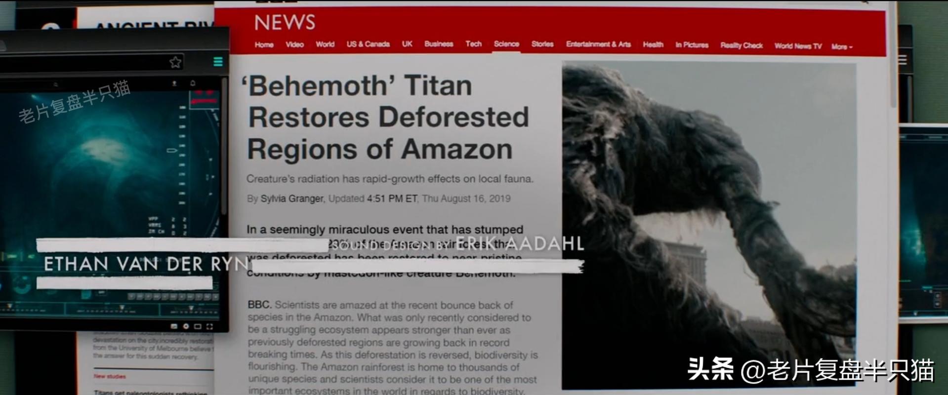 跟哥斯拉中的泰坦巨兽做一个对比,哥斯拉里面的18只泰坦巨兽排行榜