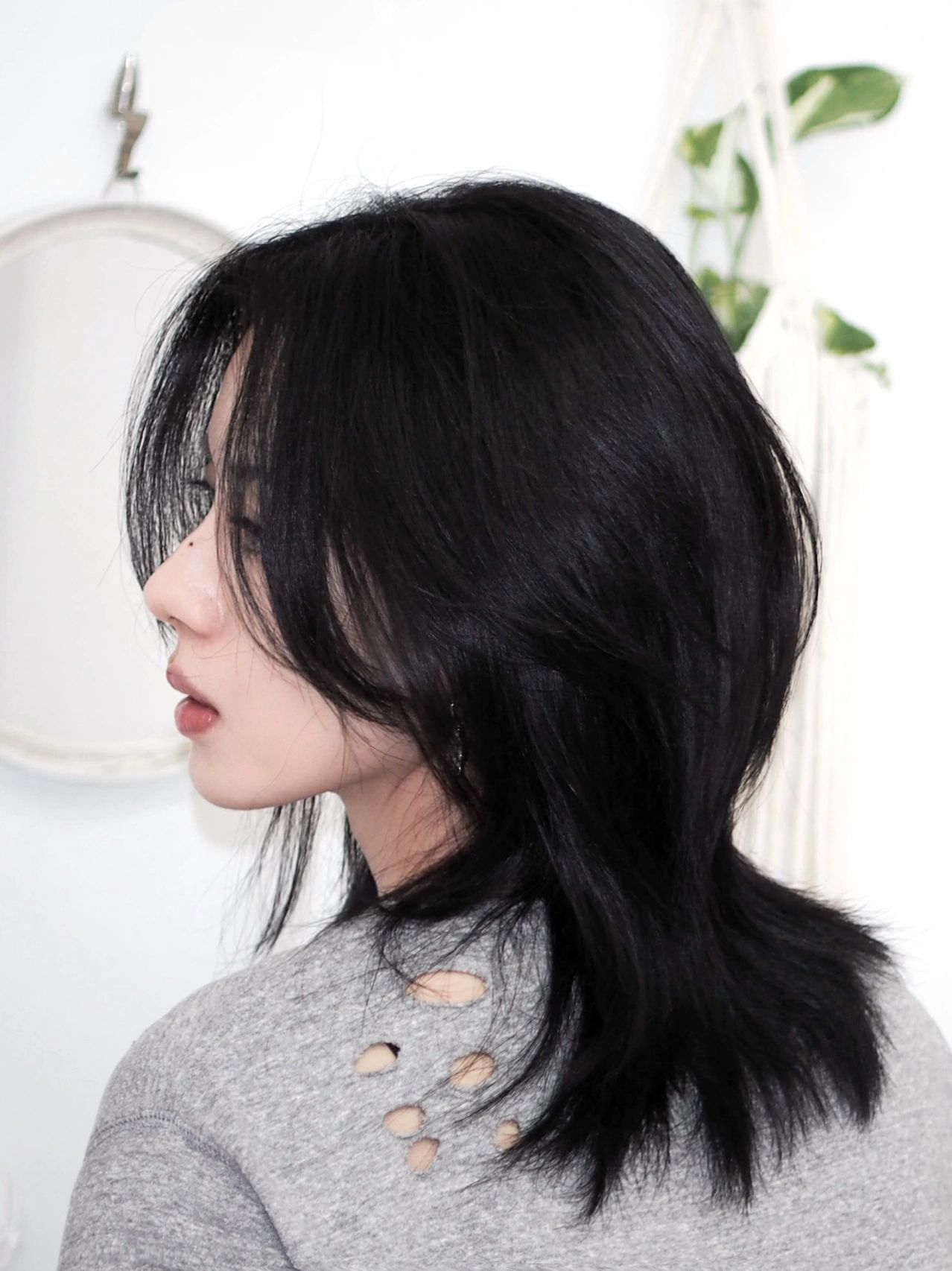 后脑勺扁平的适合梳什么发型,发型尴尬期扁平头型适合的发型