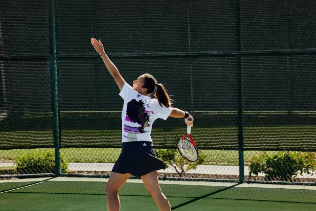 网球裙美网,莎拉波娃美网施华洛世奇网球裙