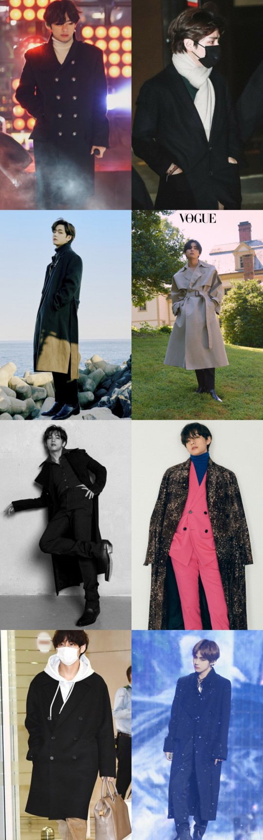 防弹少年团金泰亨举铁,防弹少年团金泰亨黑白西装团体照