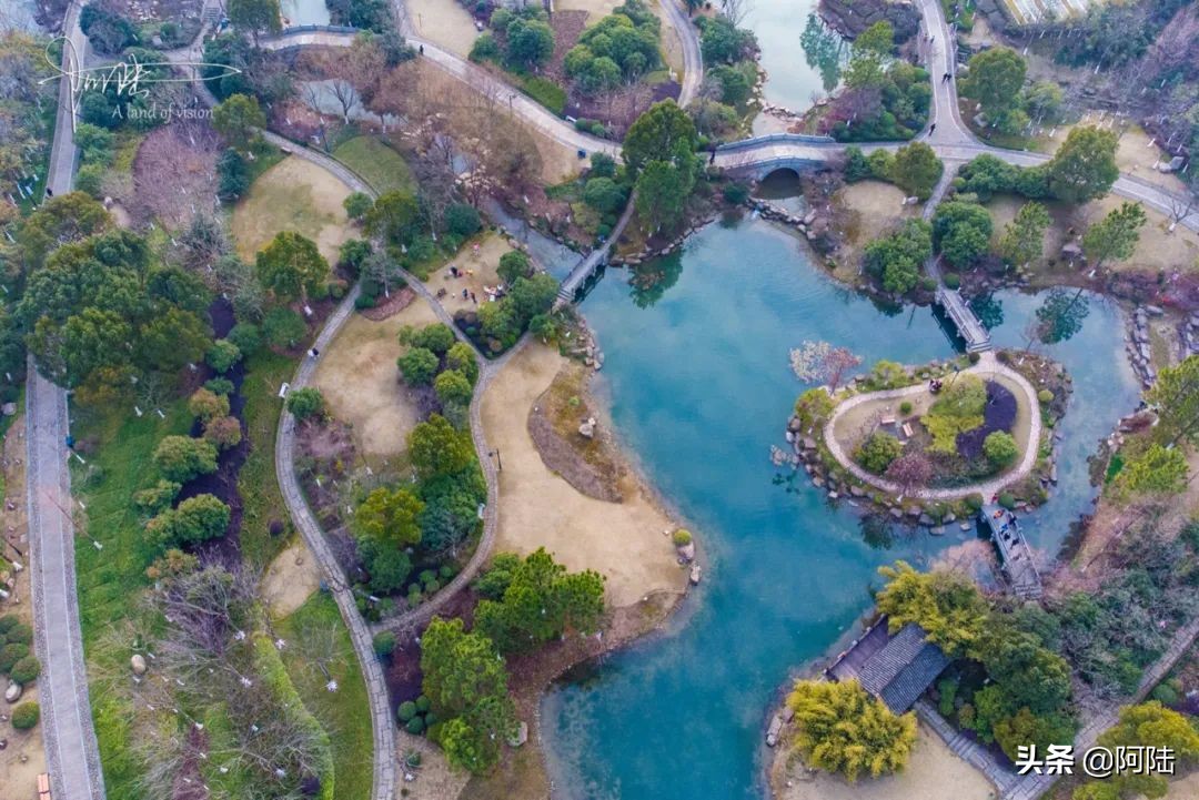 桃花源景区拍照怎么拍出高级感,桃花源的桃花航拍