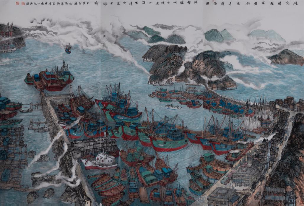 第十二届名家书画展,名家书画作品联展