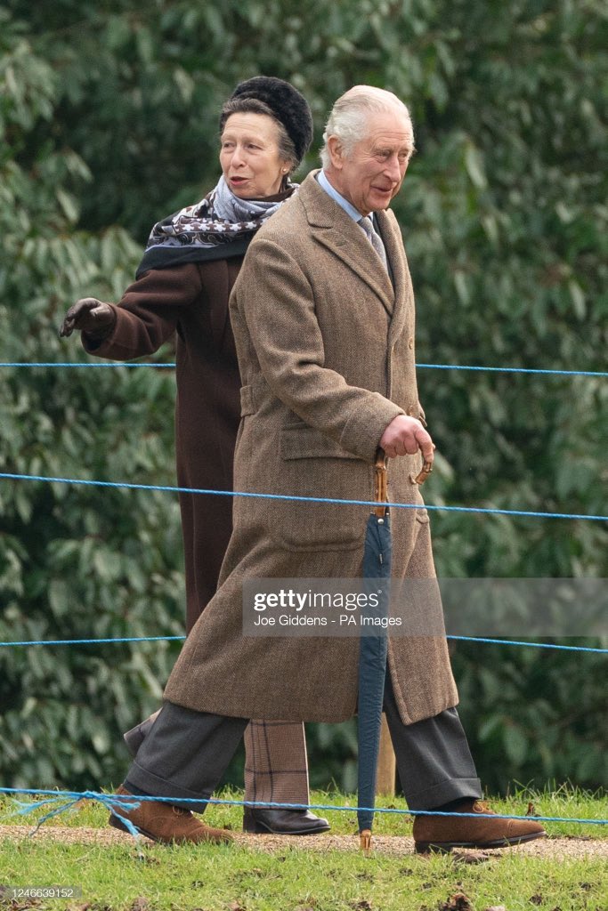 安妮公主与查尔斯,查尔斯与安妮公主合影