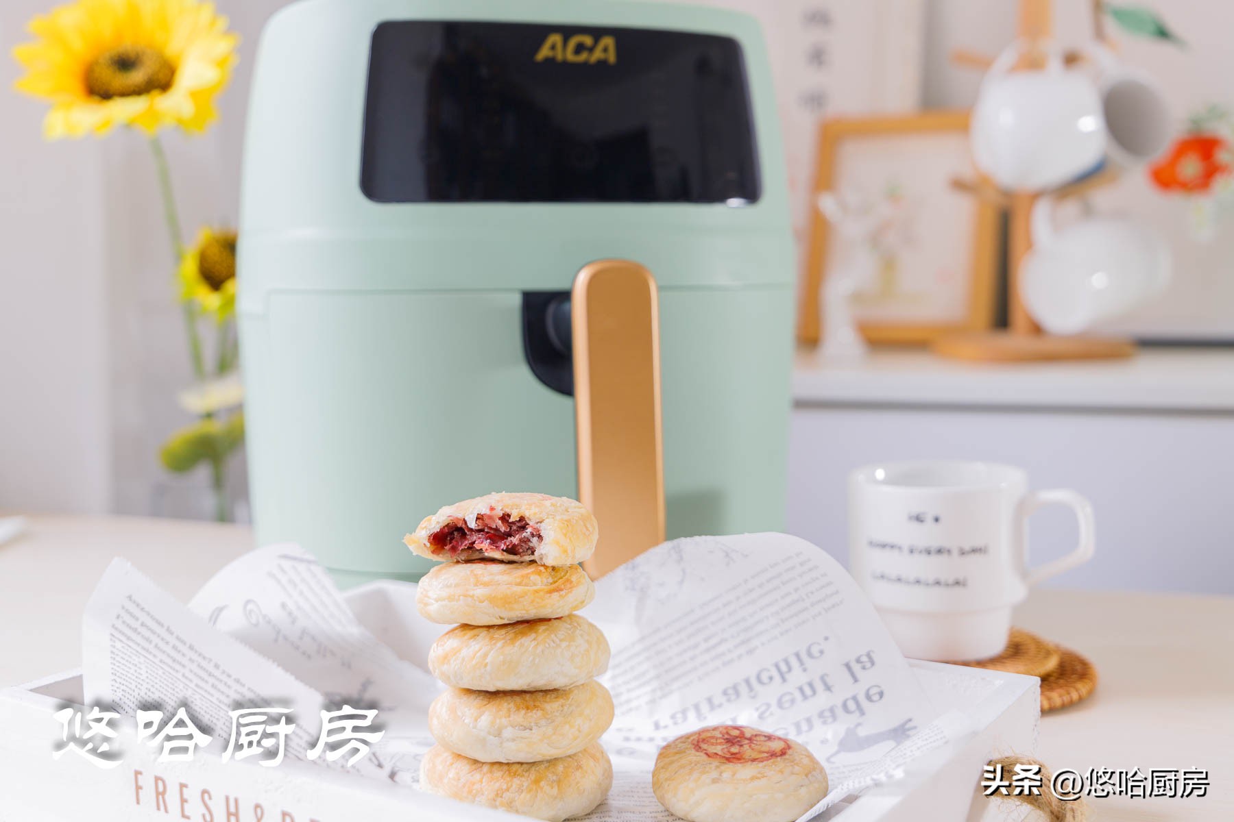 平底锅做的手抓饼玫瑰鲜花饼,手抓饼的花样吃法推荐