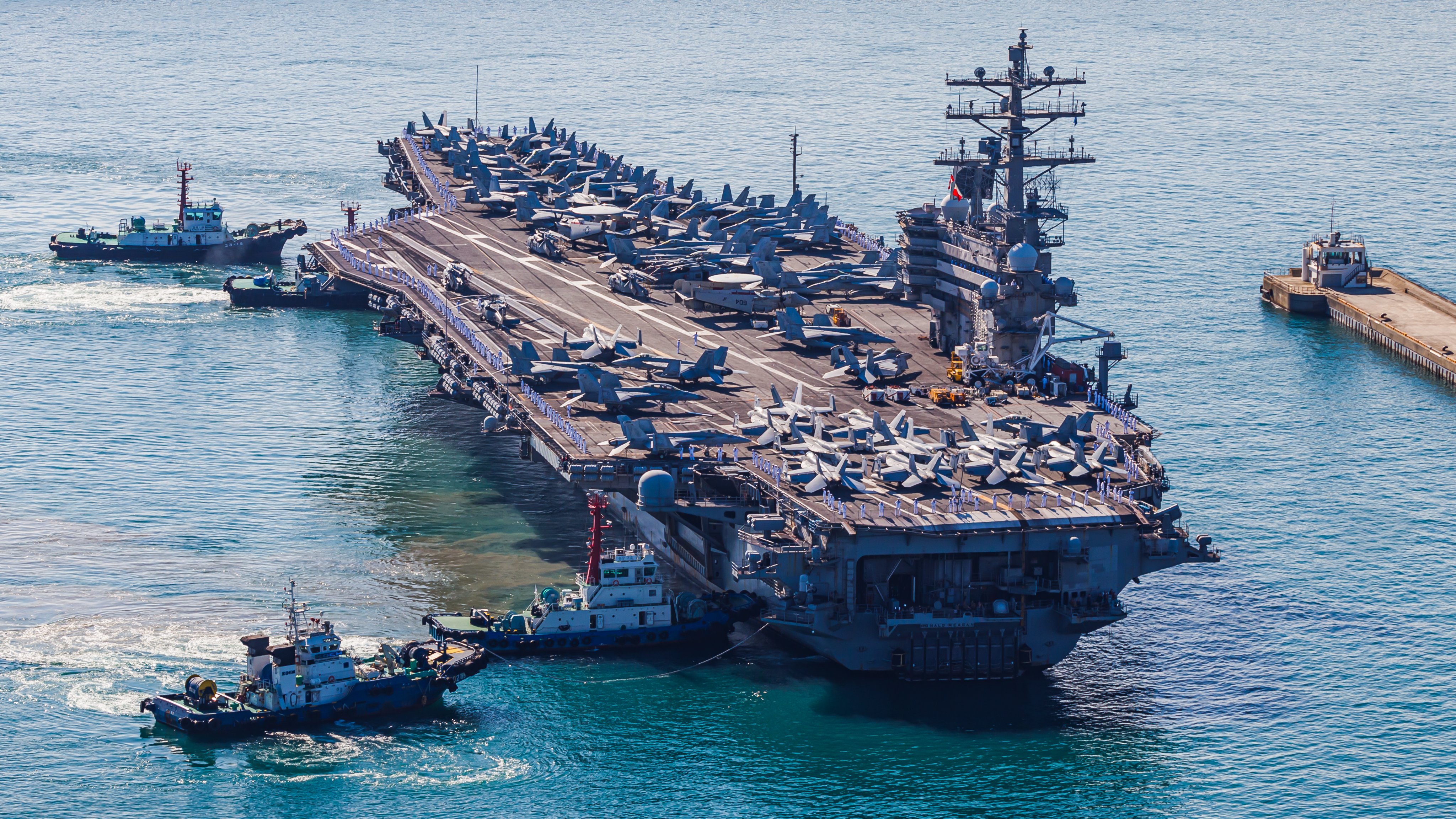 美军航母对地打击射程,052d和美国航母战斗