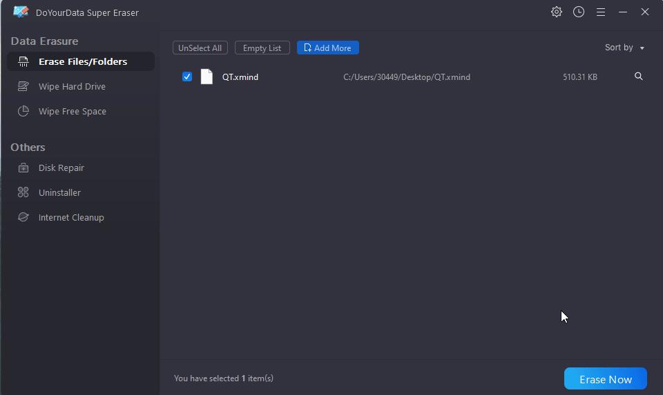 电脑硬盘、U盘、文件夹等数据擦除软件-免费专业版原创