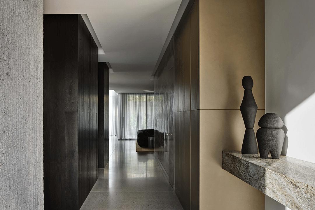 花园式极简清水混凝土别墅,混凝土极简别墅