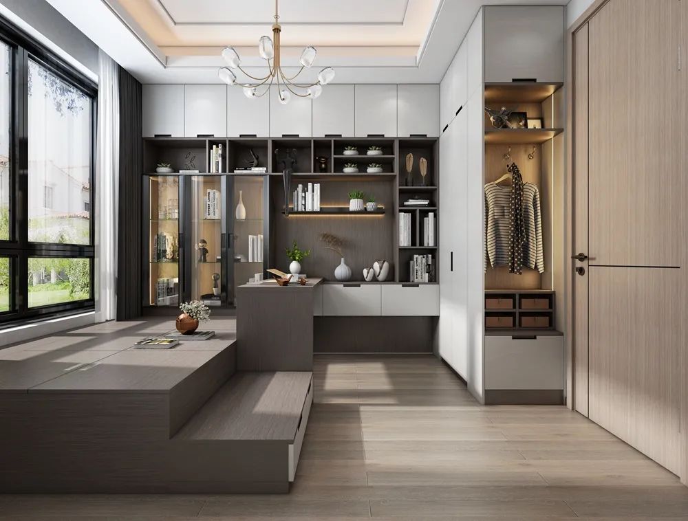 衣柜转角处怎么处理才好用,l型衣柜转角处理