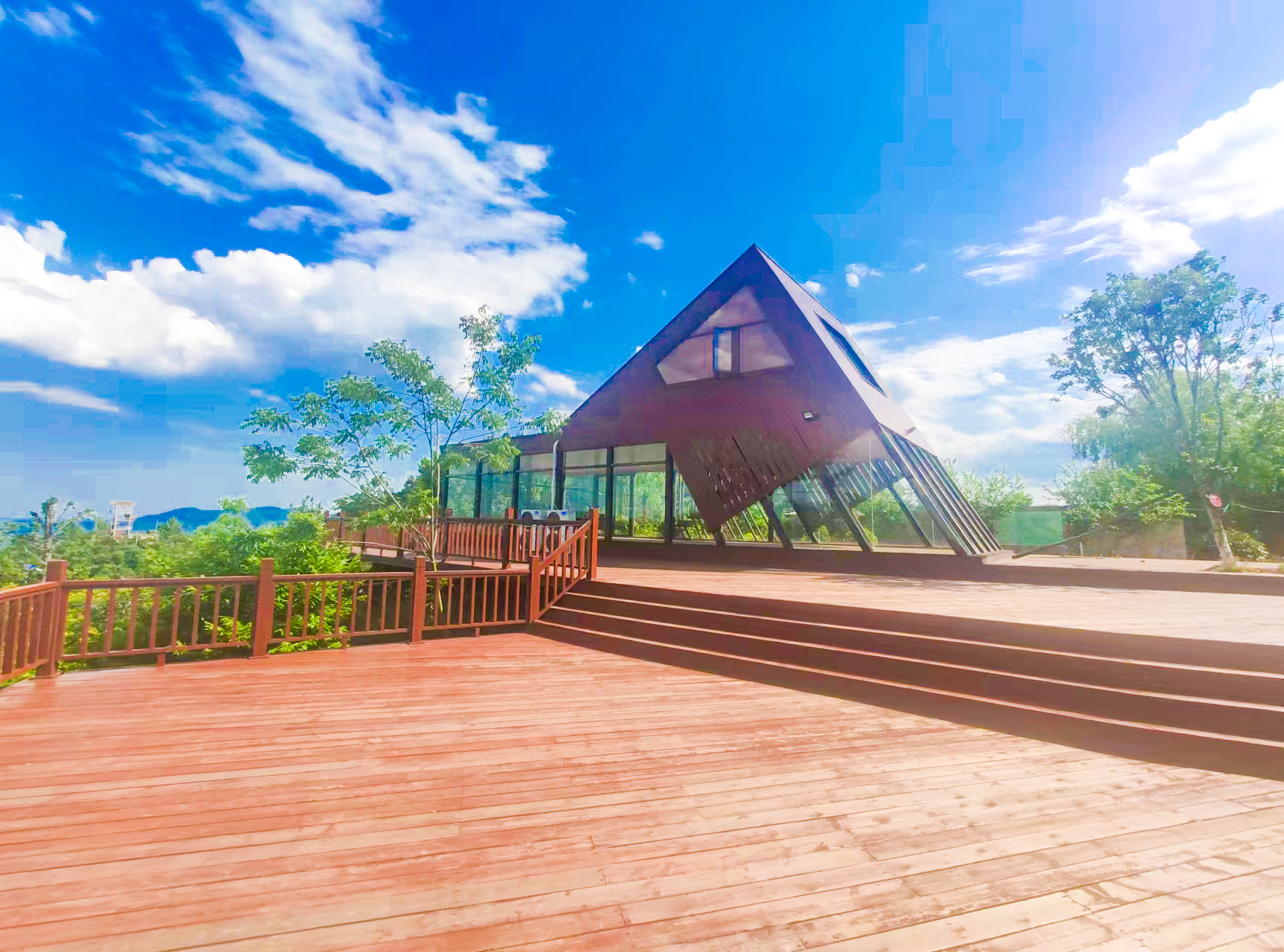 南漳天池山山顶云端木屋露营,南漳天池山烧烤露营