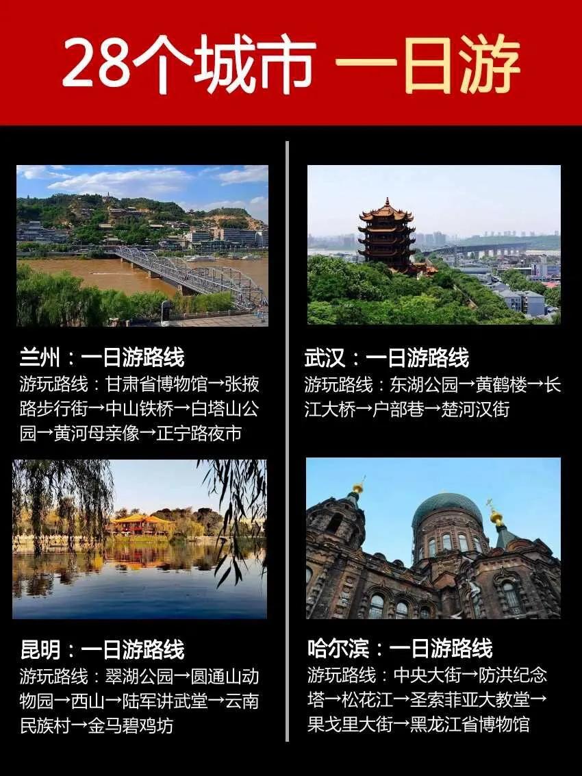 1日游攻略及花费,一日游推荐的城市