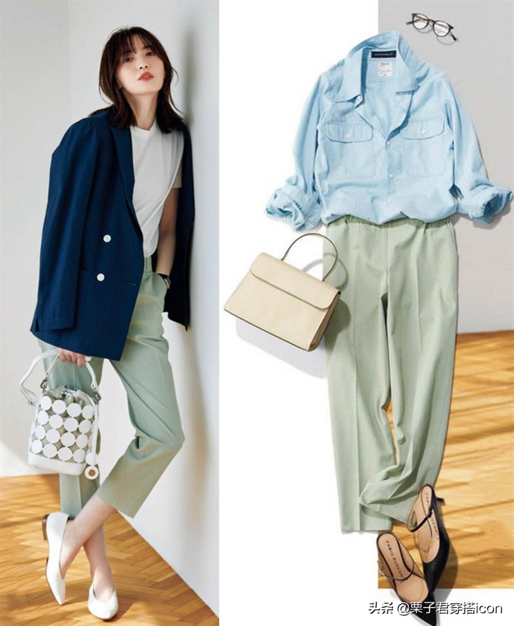 清新绿搭什么颜色好看,适合夏天的绿色系穿搭