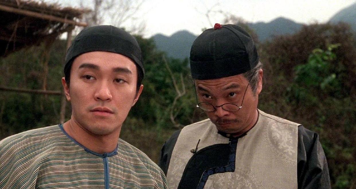 周星驰拍少林足球请粉丝来现场看,周星驰达叔经典场面