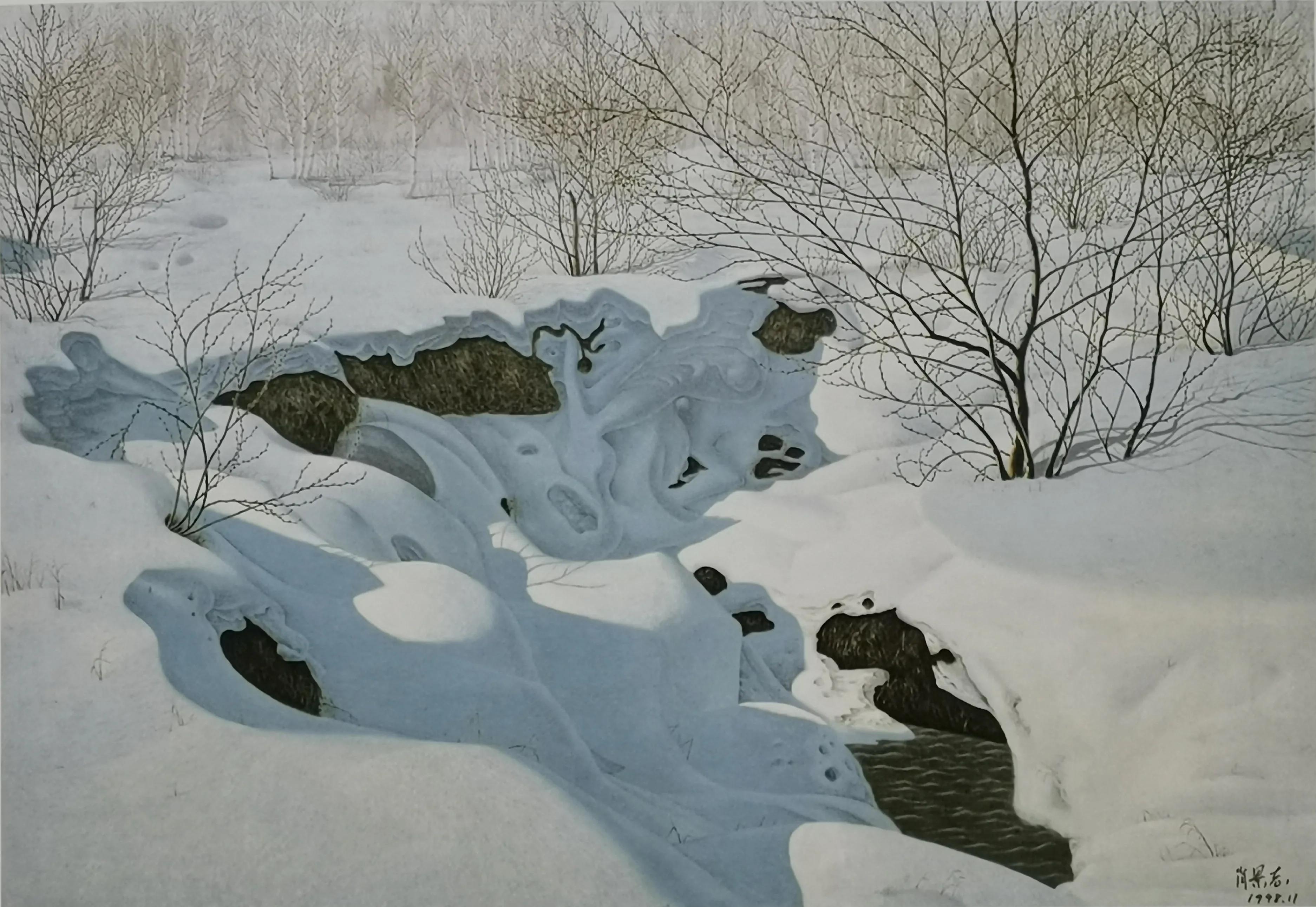 肖景志评论家,肖景志油画作品