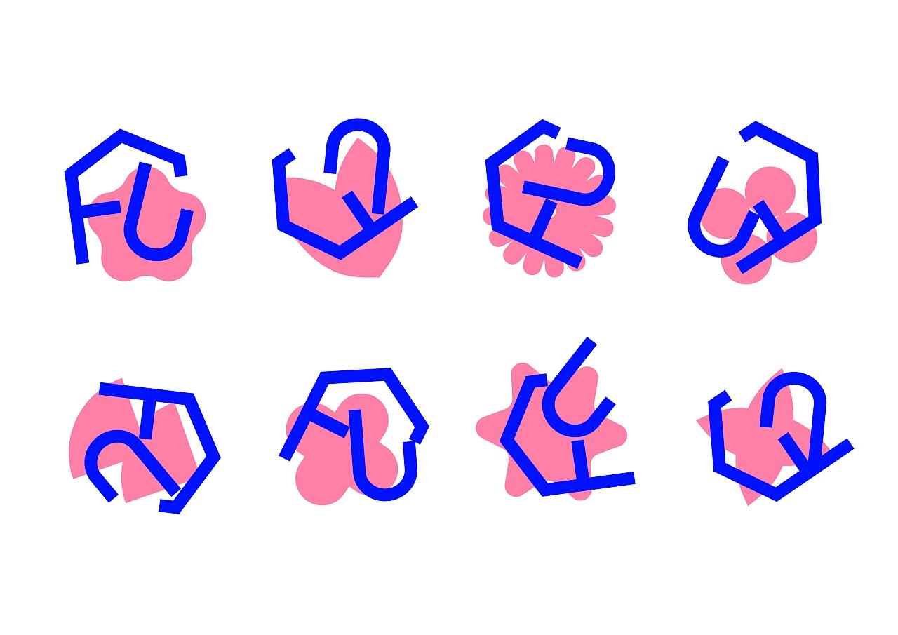 花店logo设计案例欣赏,一间花店logo设计理念