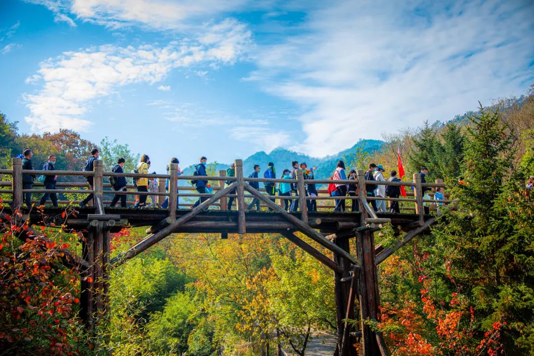 济南九如山秋色美如画,济南九如山秋天景色