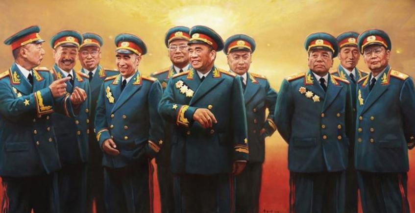 十大元帅与十大将中的五虎将,十大元帅和十大将军分别是谁