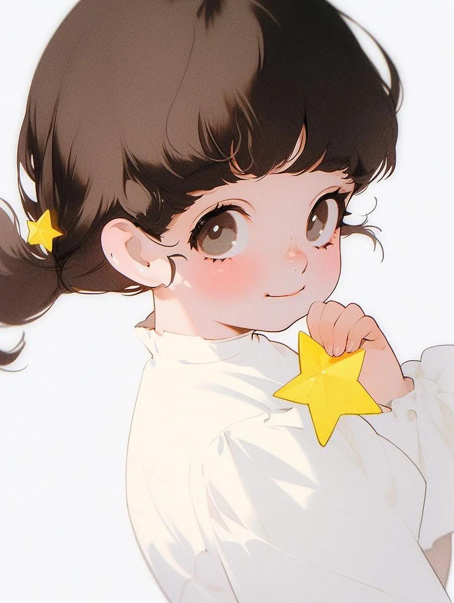 好看的头像女生动漫仙气发光,情侣头像动漫一男一女可爱呆萌