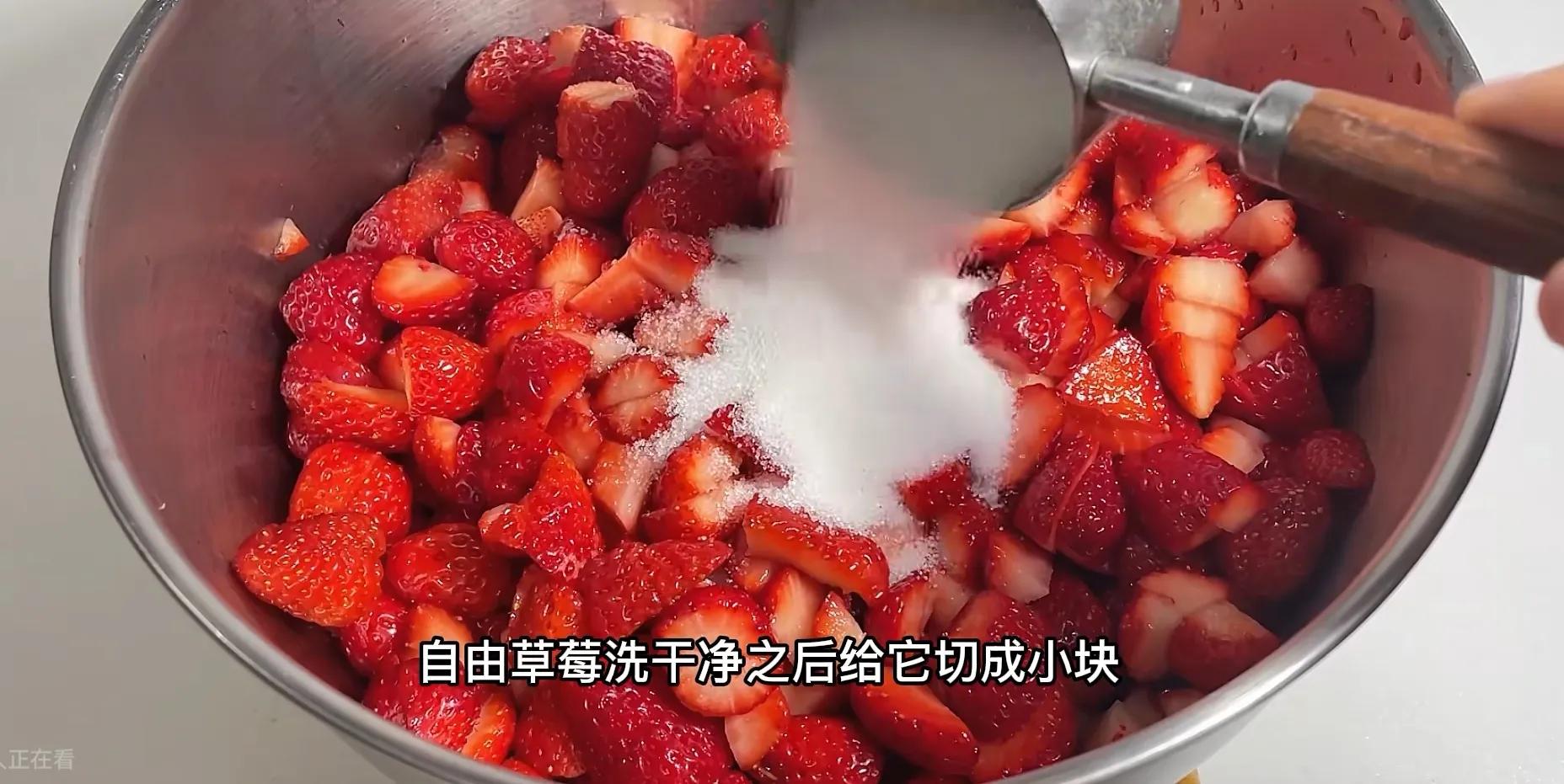 丘比草莓果酱怎么吃,草莓果酱的多种吃法