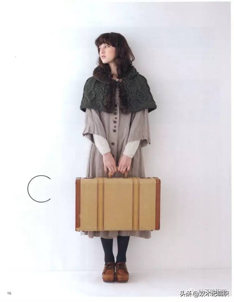 斗篷披肩加厚冬款制作,编织斗篷披肩最新款教程