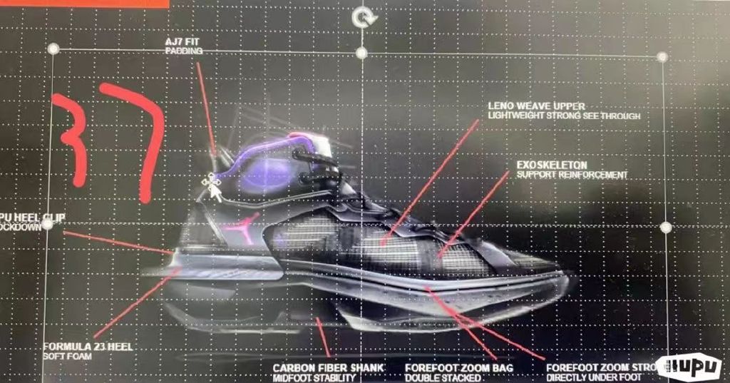 aj37low蓝色球员上脚,aj37上脚展示