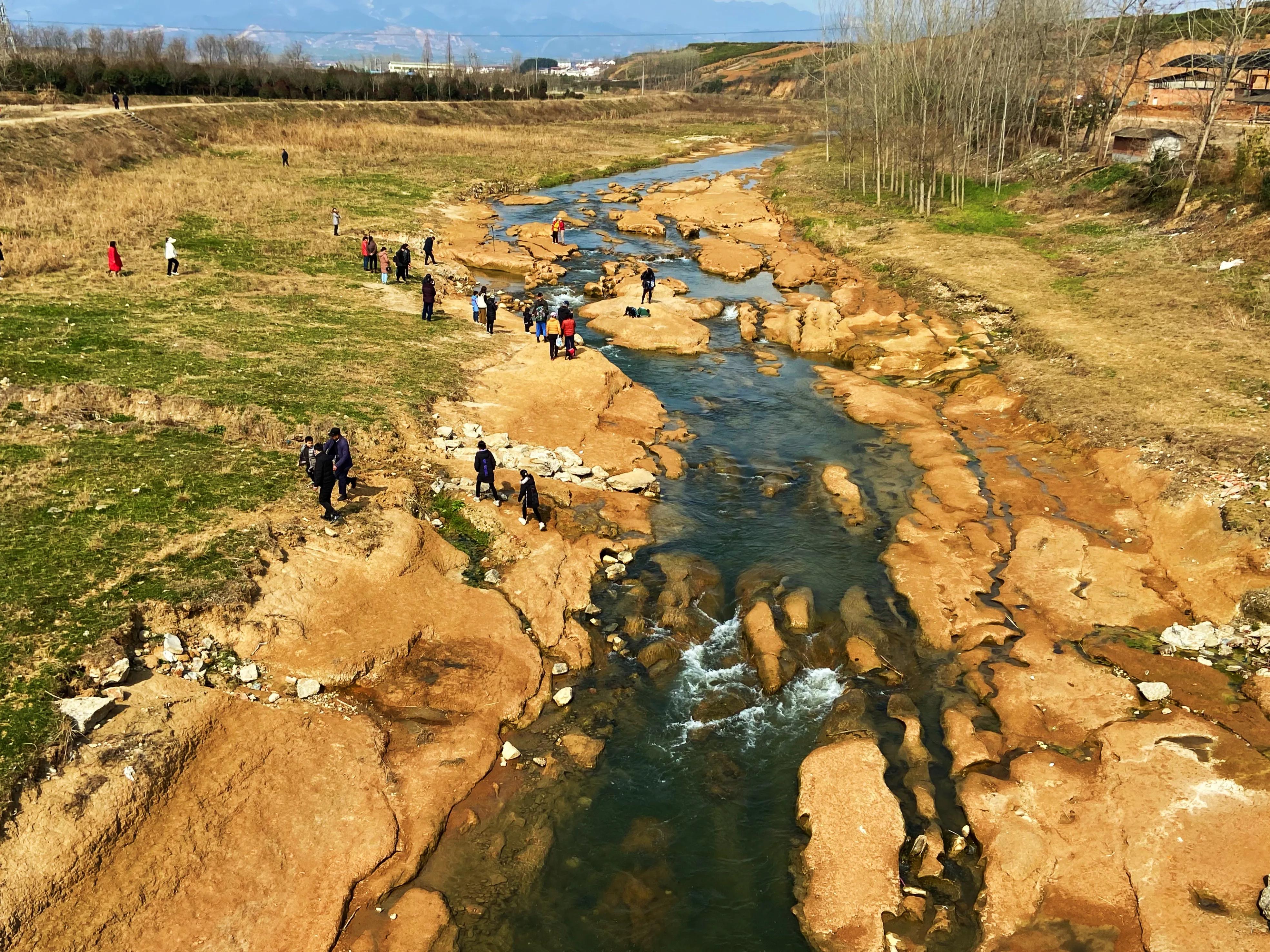 河边的景色真是太美了,文川河风景