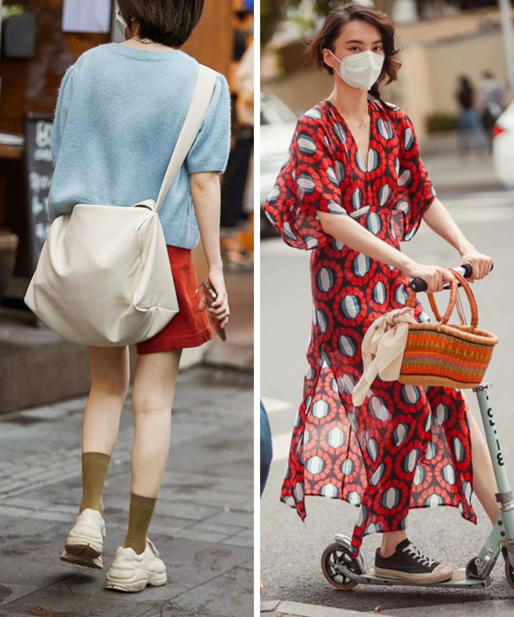 被上海外国女生的穿搭惊艳,被上海女生街拍惊艳到了