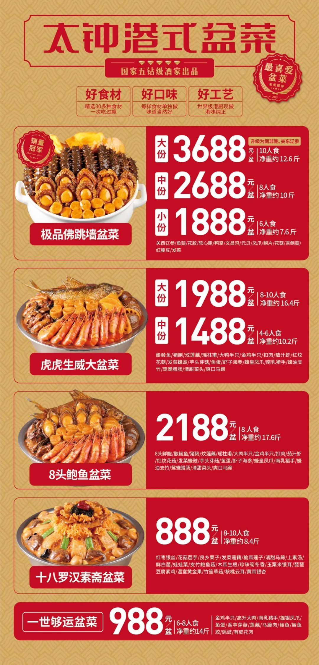 盆满钵满过大年,盆满钵满大盆菜优惠团购