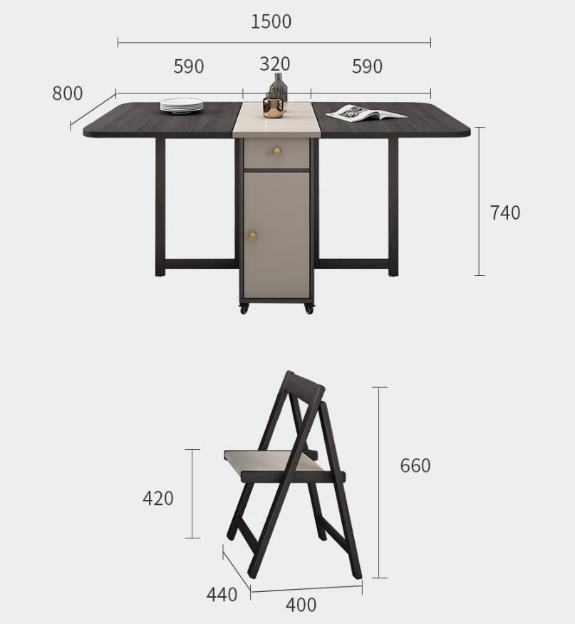 小户型折叠餐桌最新款实用,折叠6人餐桌小户型网红款