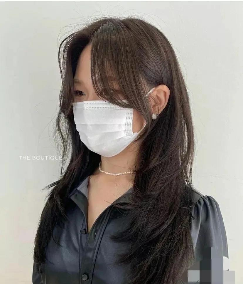 中长发高层次烫发中年人,高层次中长发发型烫发教程