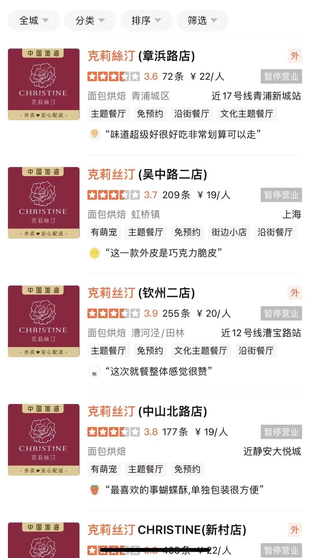 出事了!「烘焙第一股」人去楼空!两大顶流烘焙官宣闭店