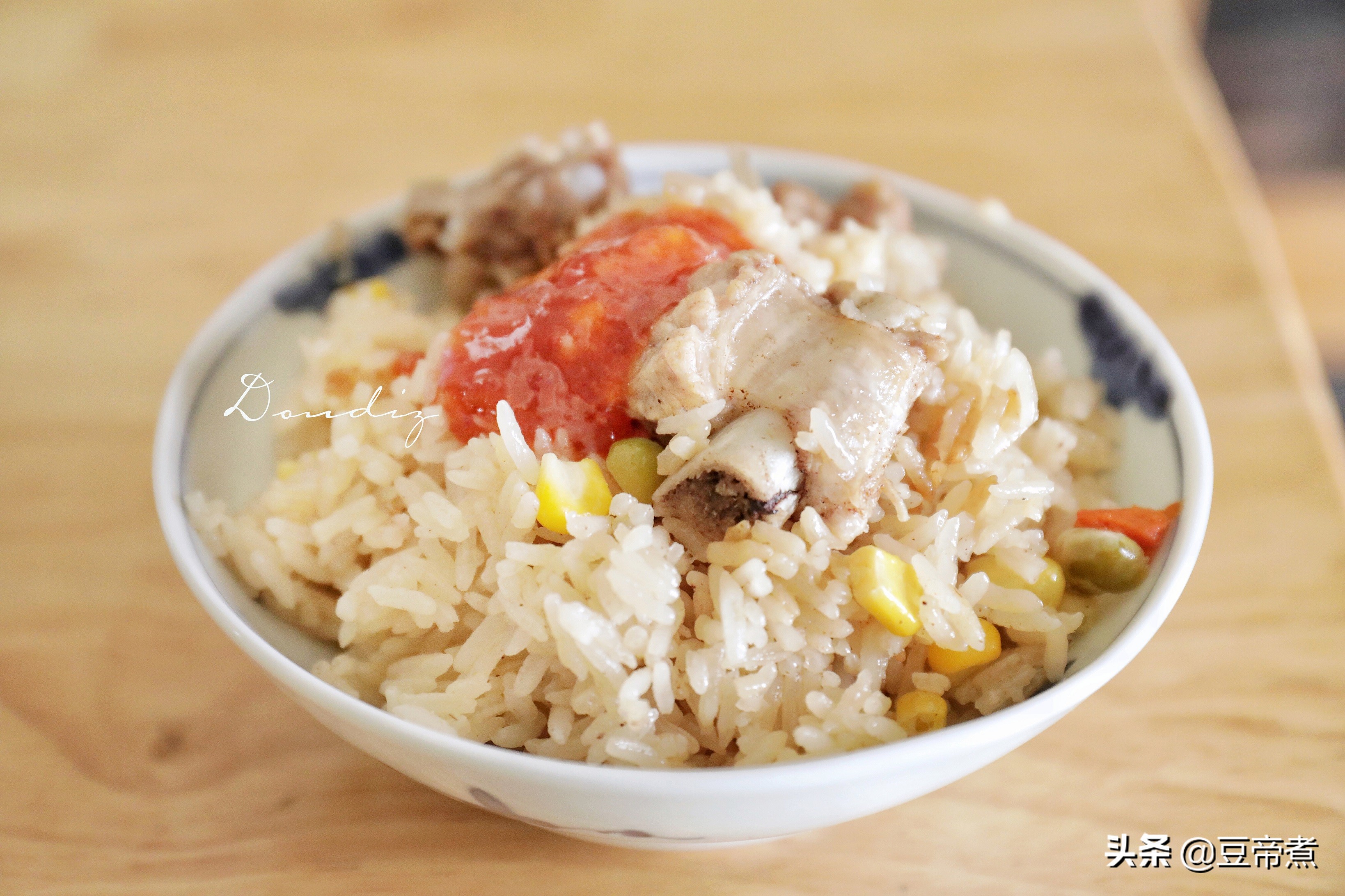 午饭大米饭简单美食做法,好吃的大米烩饭