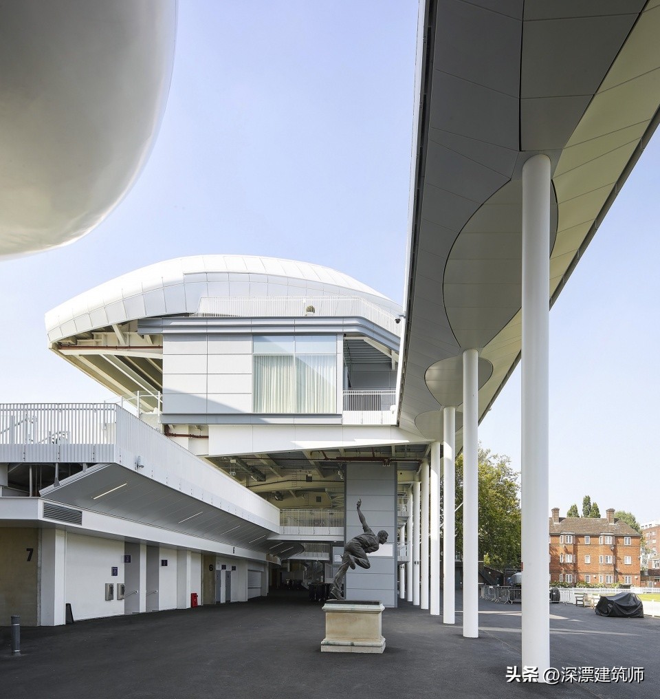 勋爵板球场ComptonEdrich看台，伦敦/WilkinsonEyreArchitects