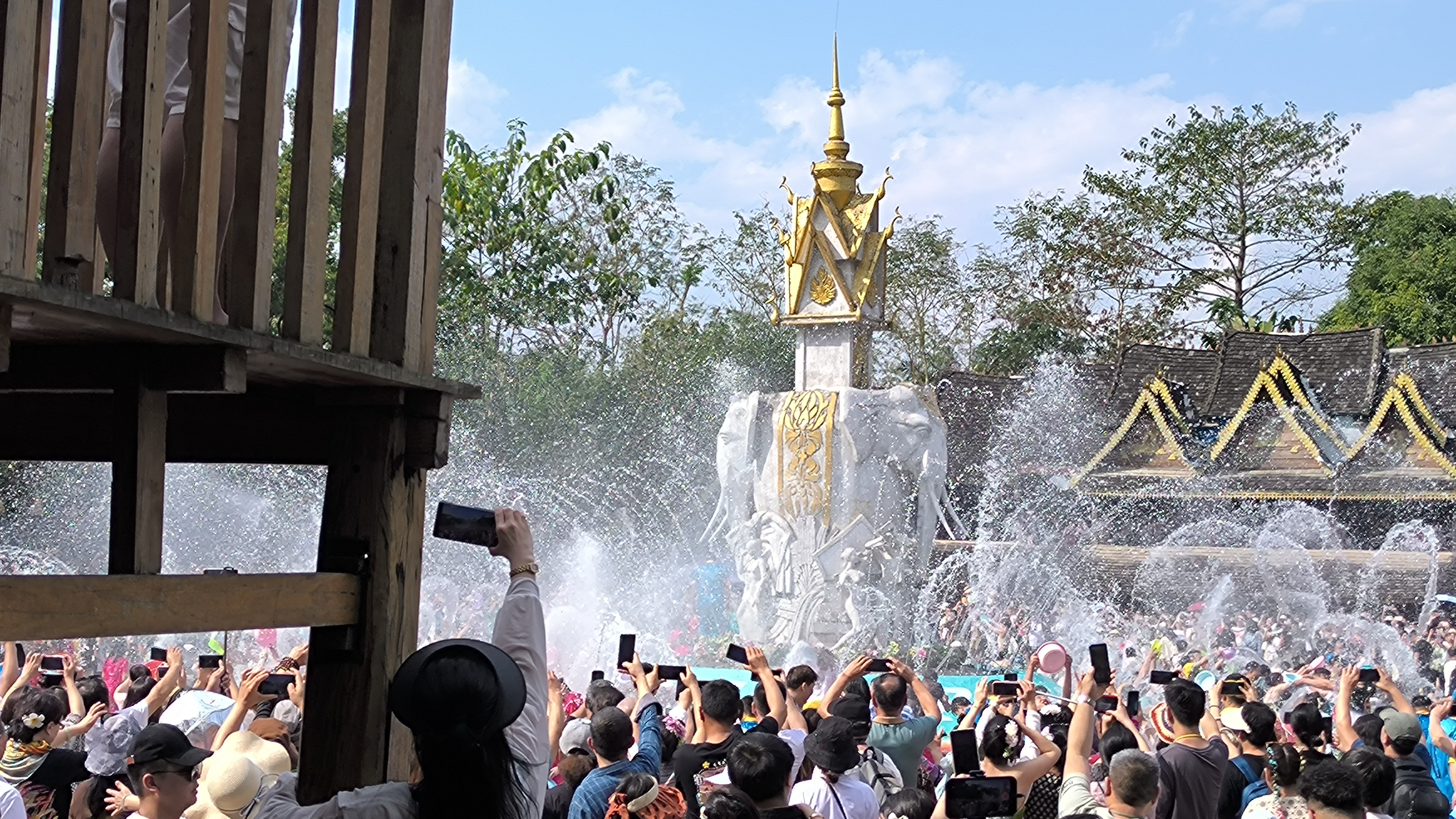 西双版纳旅游全攻略傣族园泼水节,西双版纳傣族园泼水节高清图片