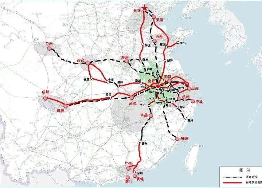 2022年合康高铁走向,合康高铁纳入国家规划