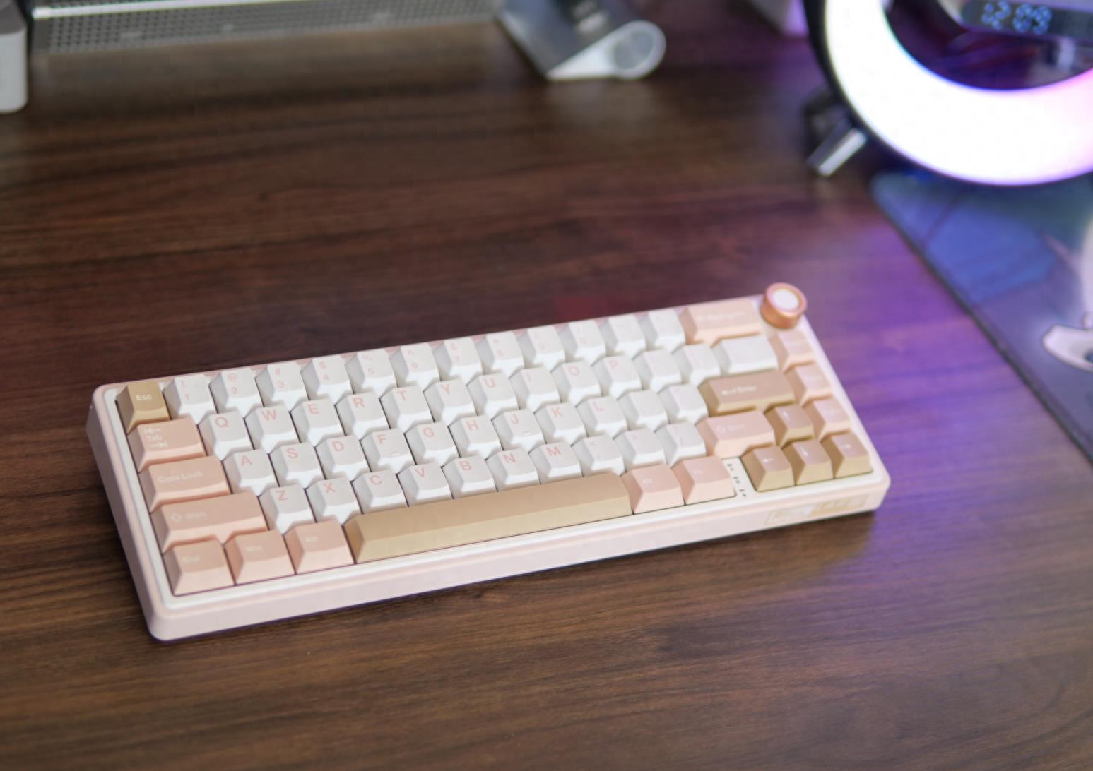 终于开始卷小配列了，好看好用还要好听，RK65机械键盘拆解评测